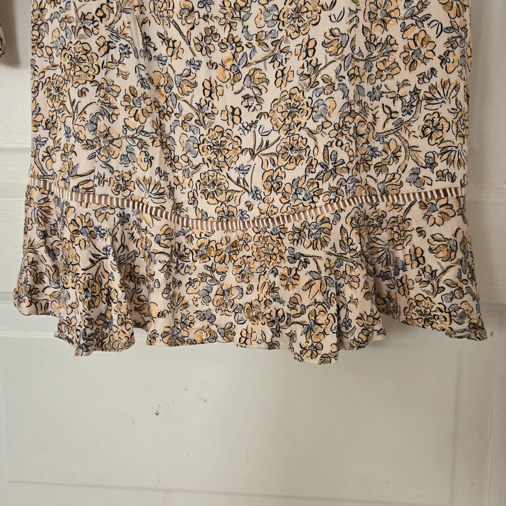 Free People Womens Boheme mini dress - Floral size 4 - Picture 7 of 8